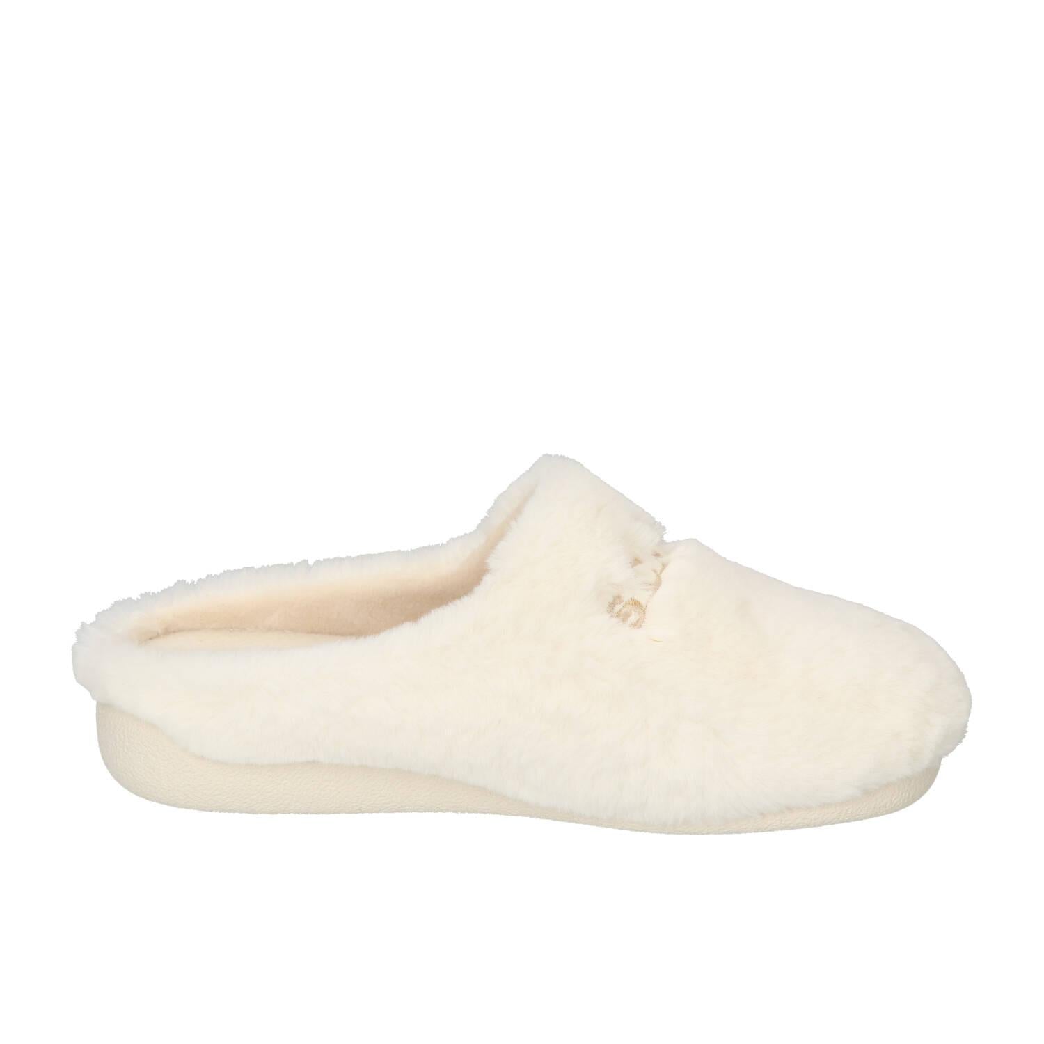Chaussons, blanc cassé