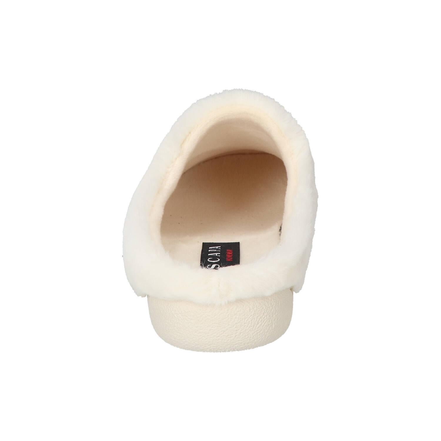 Chaussons, blanc cassé