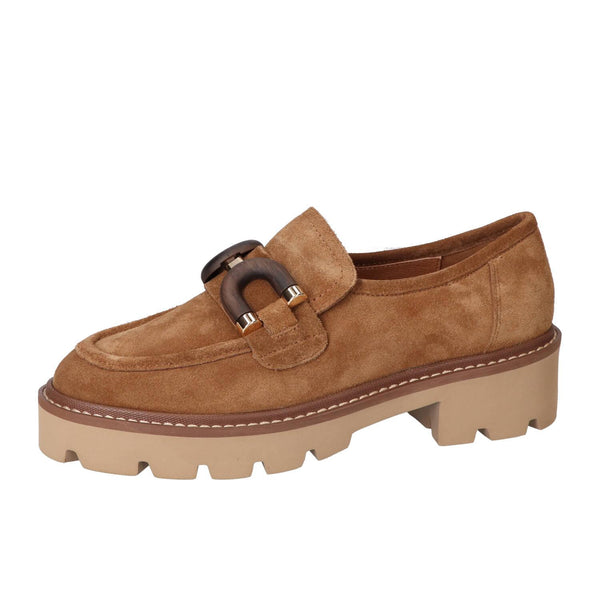 Chaussures à enfiler, Cognac