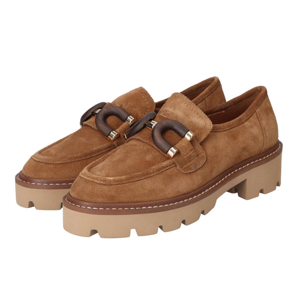 Chaussures à enfiler, Cognac
