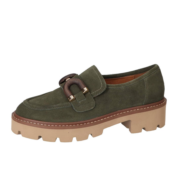 Chaussures à enfiler, vert