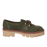 Chaussures à enfiler, vert