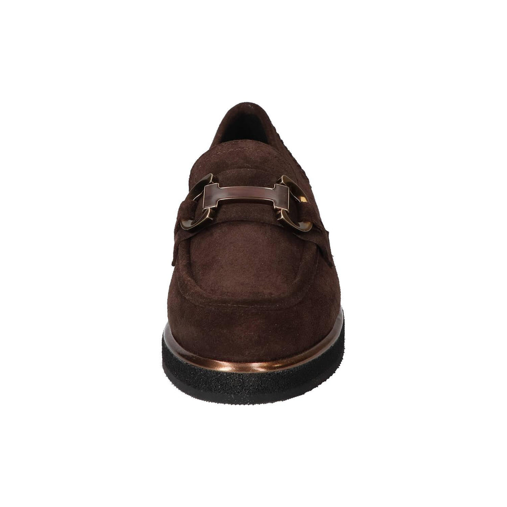 Chaussures à enfiler, Marron foncé