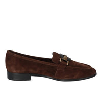Chaussures à enfiler, Marron foncé