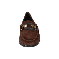 Chaussures à enfiler, Marron foncé