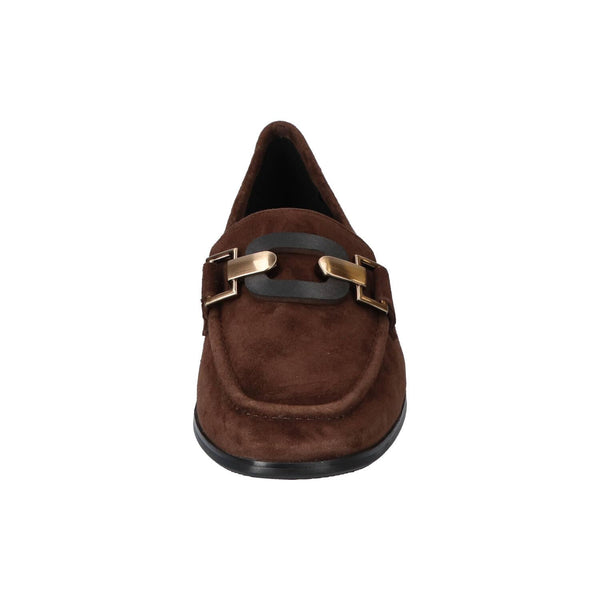 Chaussures à enfiler, Marron foncé