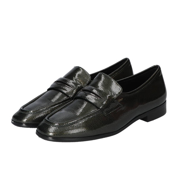 Chaussures à enfiler, vert