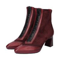 Booties, Bordeaux