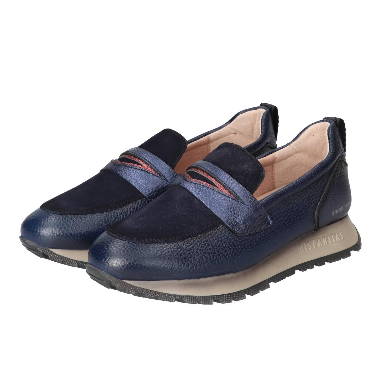 Chaussures à enfiler, Bleu