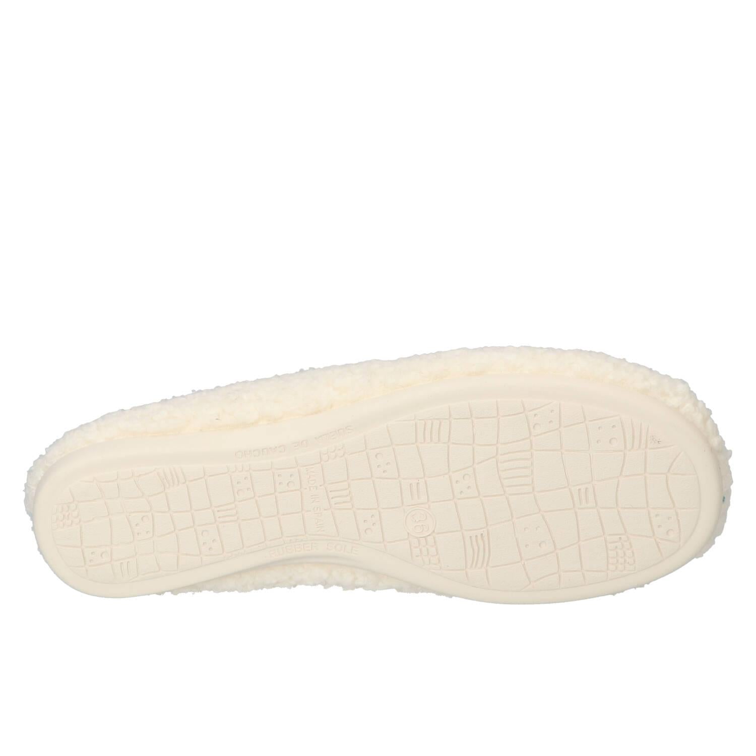 Chaussons, blanc cassé