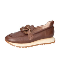 Chaussures à enfiler, Marron foncé