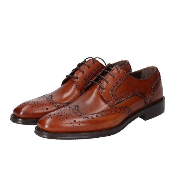Veterschoenen, Cognac