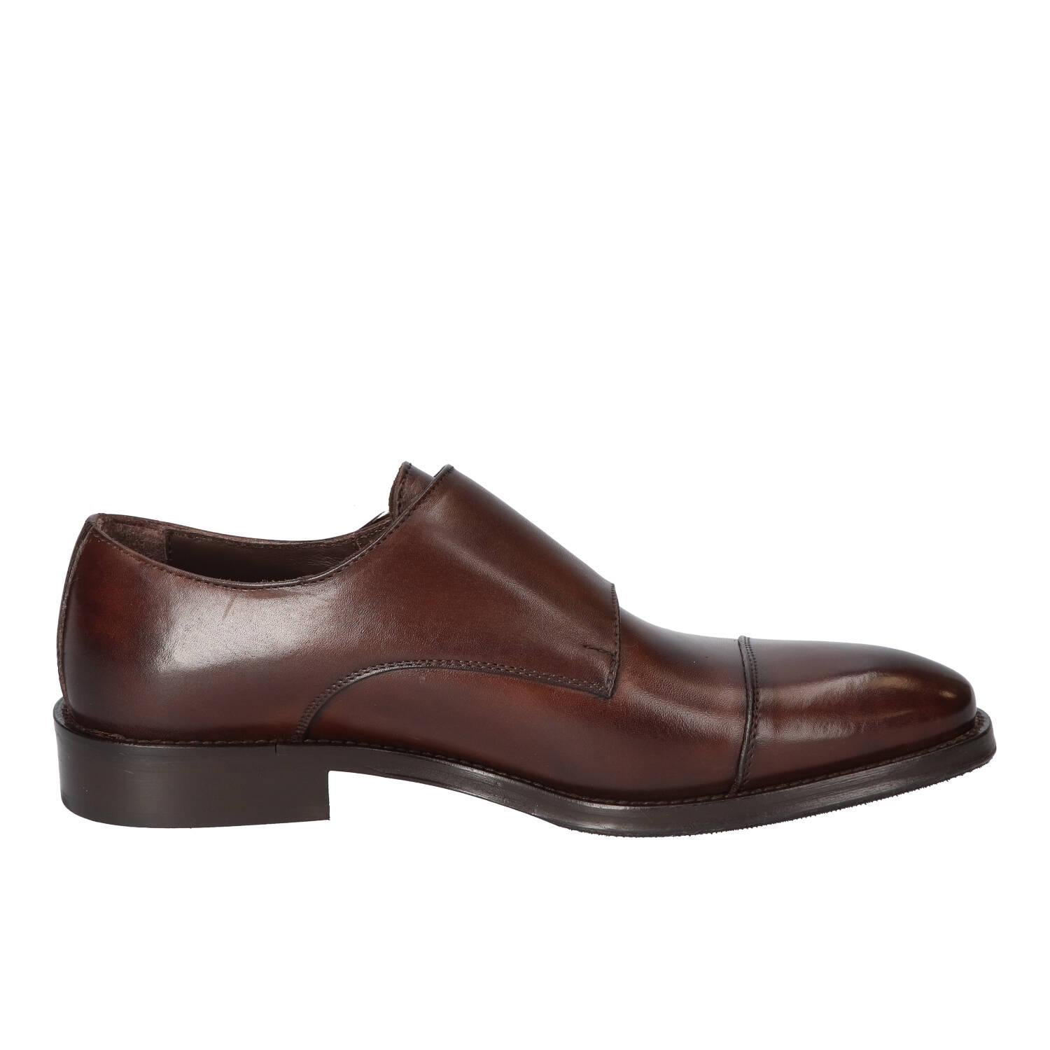 Chaussures à enfiler, Marron foncé
