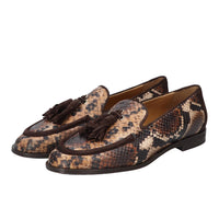Chaussures à enfiler, Marron foncé