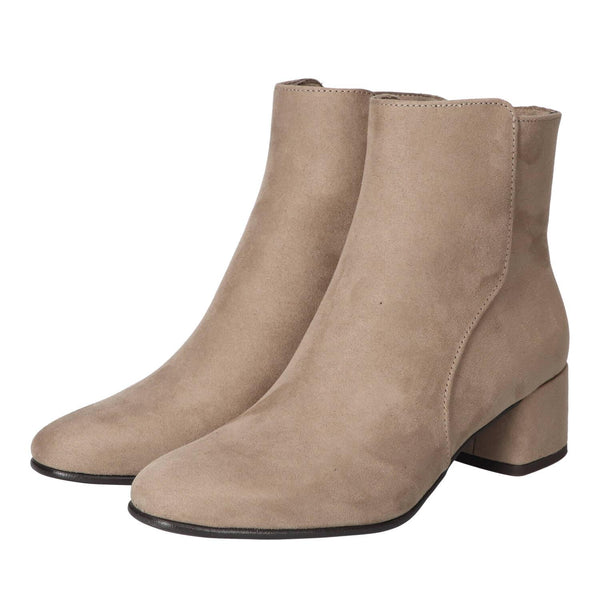 Booties, Taupe
