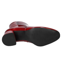 Bottines, Rouge