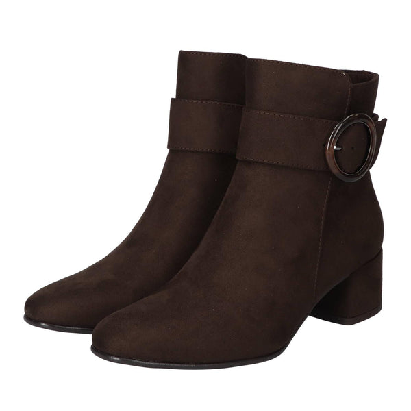 Bottines, marron foncé