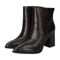 Bottines, marron foncé