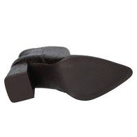 Bottines, marron foncé