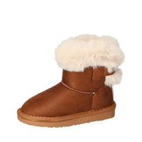 Bottes doublées, marron foncé