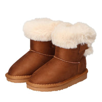 Bottes doublées, marron foncé