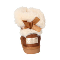 Bottes doublées, marron foncé