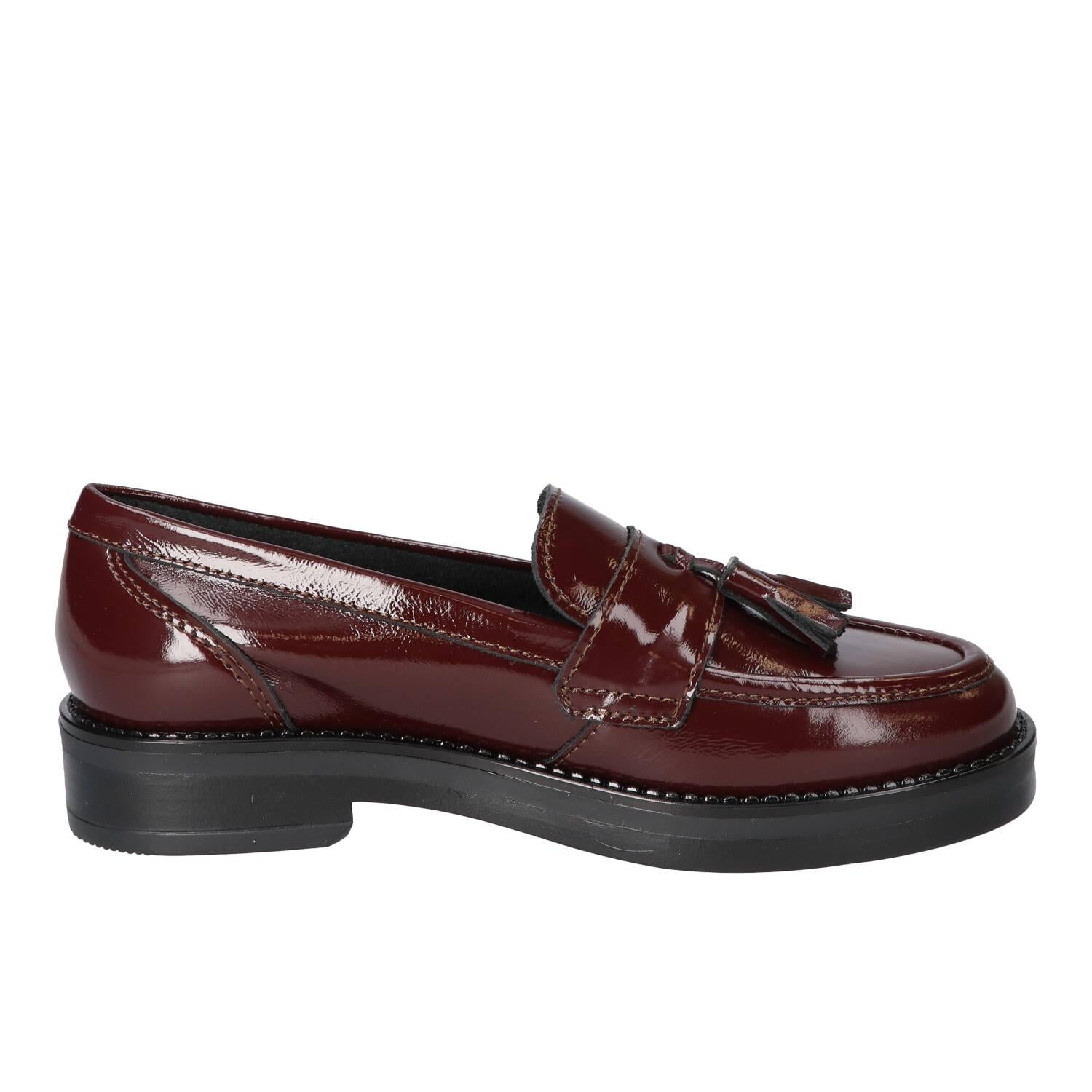 Chaussures à enfiler, Bordeaux
