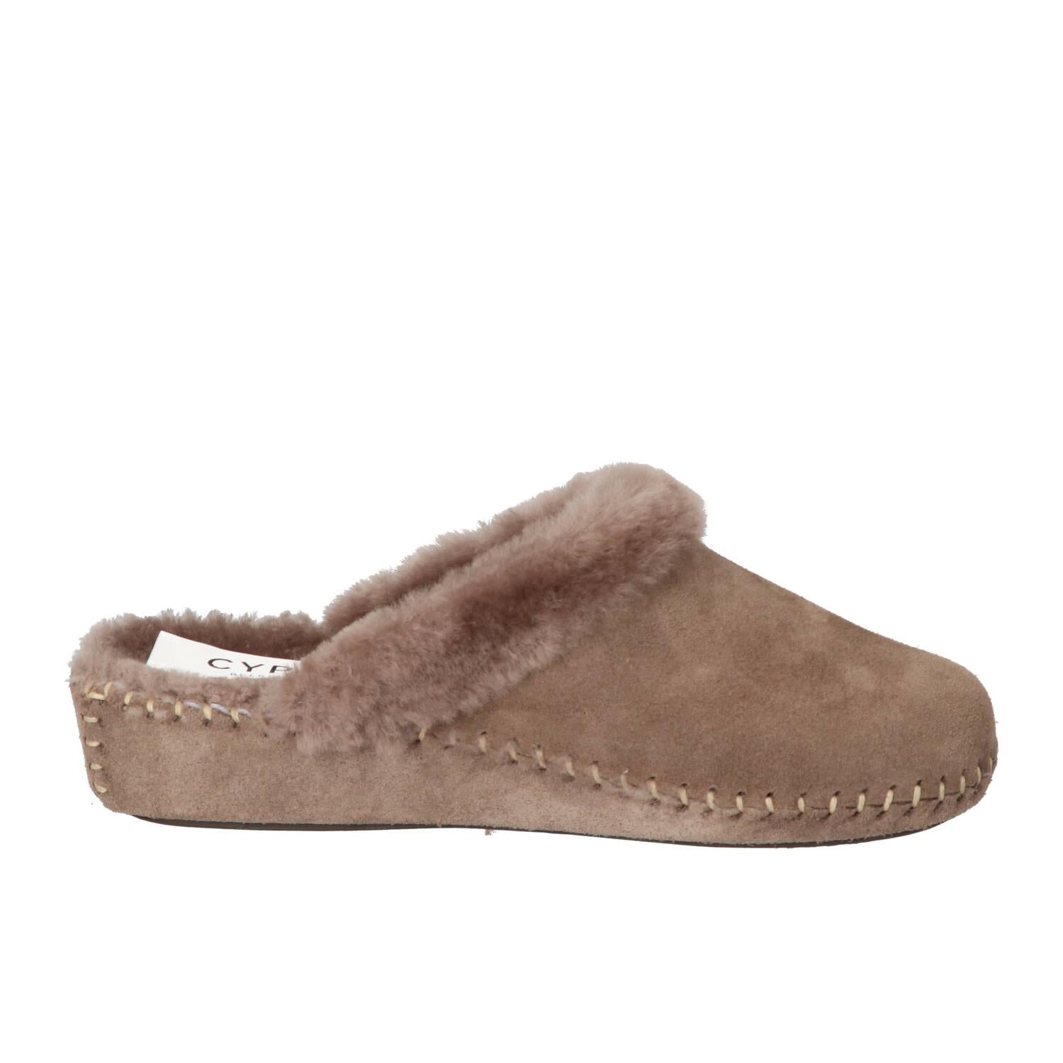 Chaussons, marron foncé