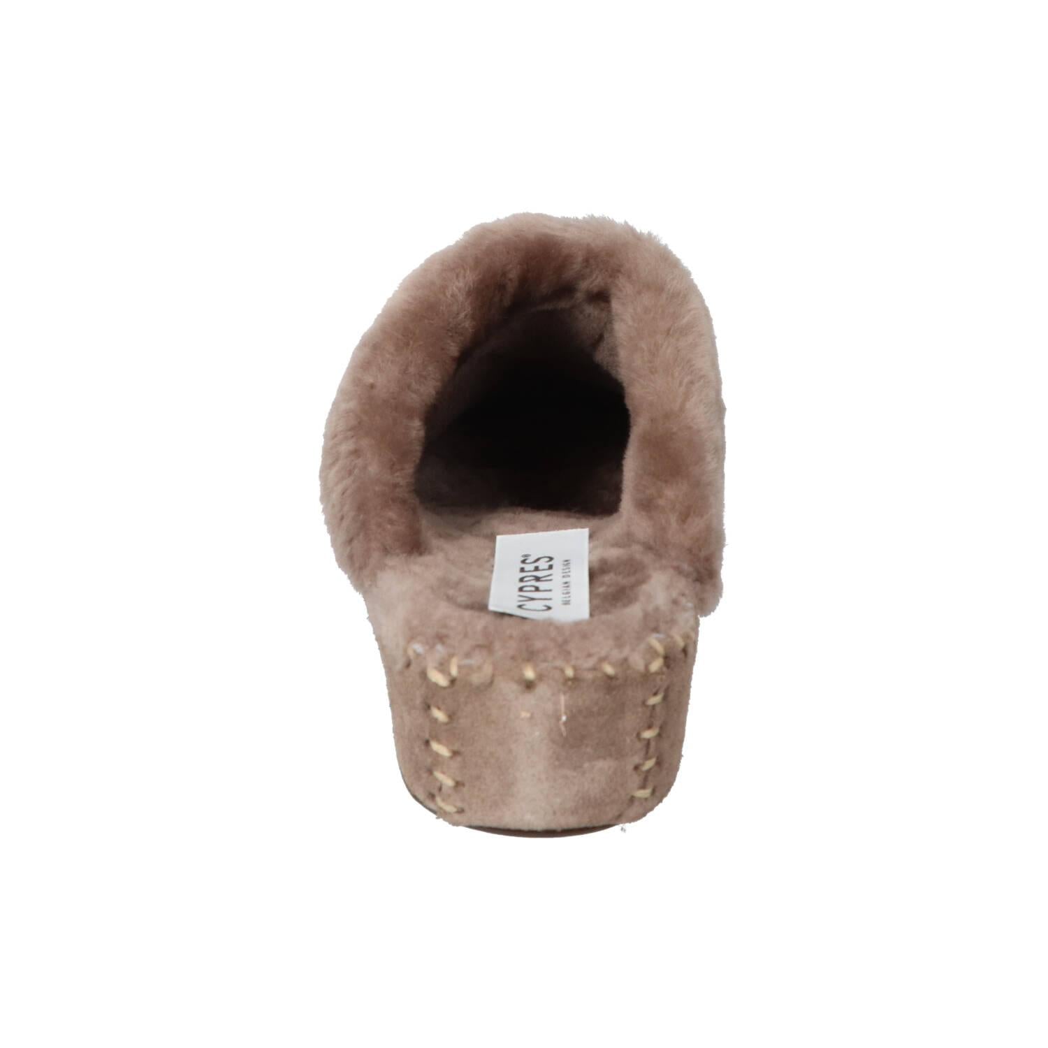 Chaussons, marron foncé