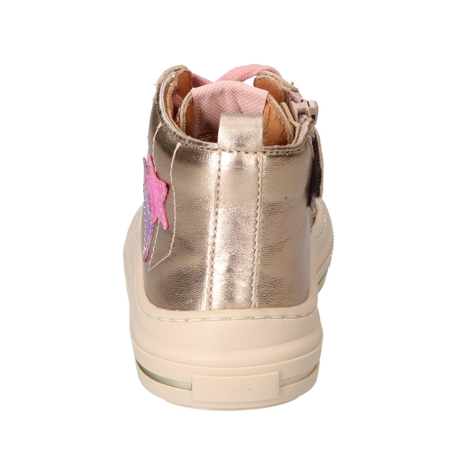Chaussures à lacets, Doré