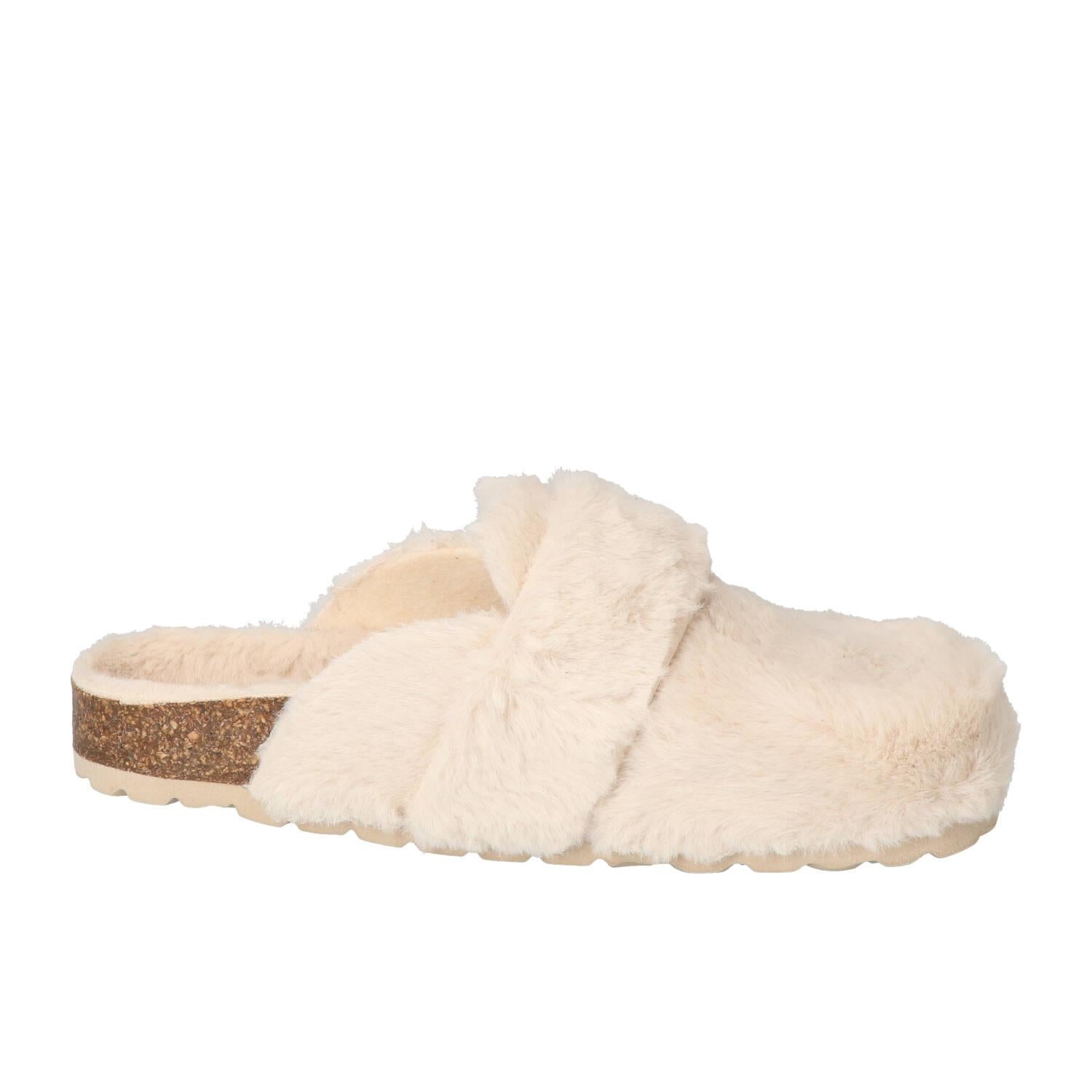 Chaussons, blanc cassé