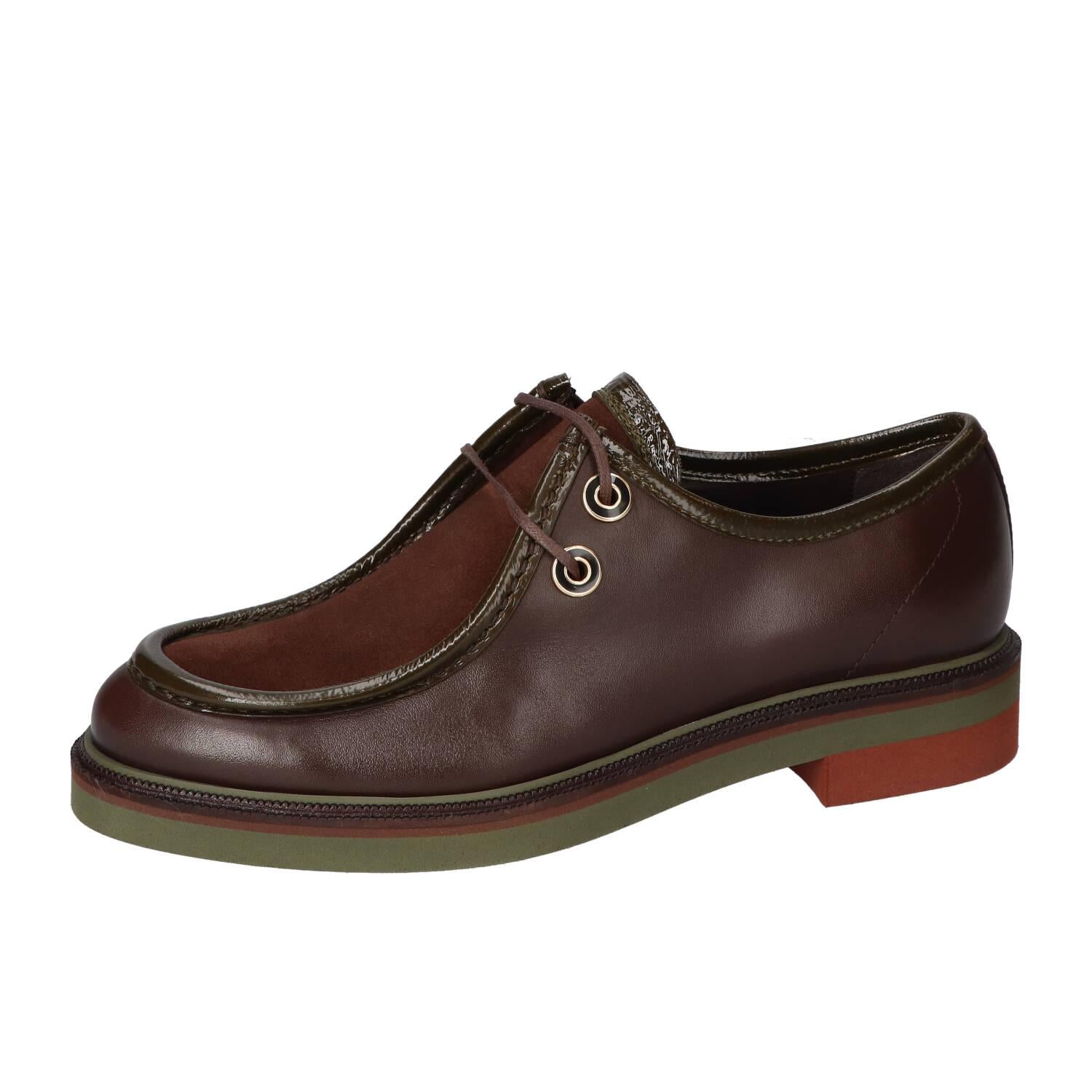 Chaussures à lacets, Marron foncé