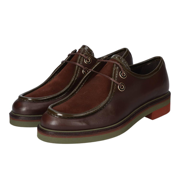 Chaussures à lacets, Marron foncé