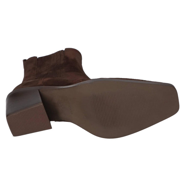 Bottines, marron foncé