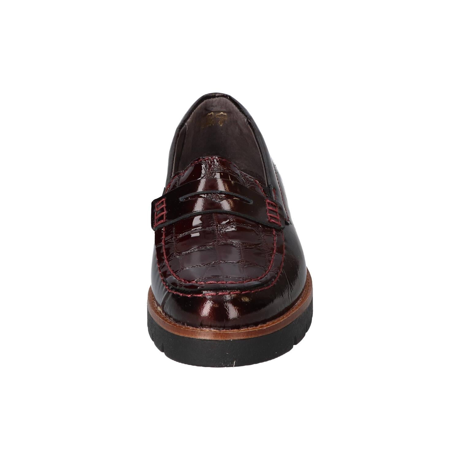 Chaussures à enfiler, Bordeaux