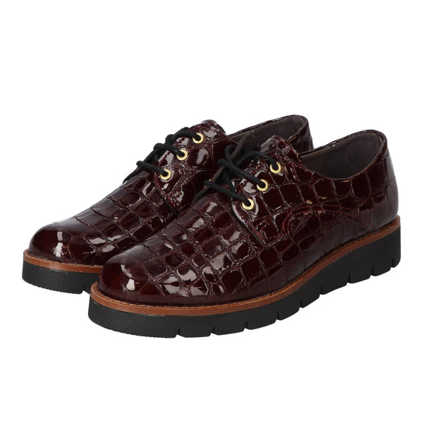 Veterschoenen, Bordeaux