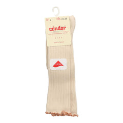 Chaussettes, beige clair