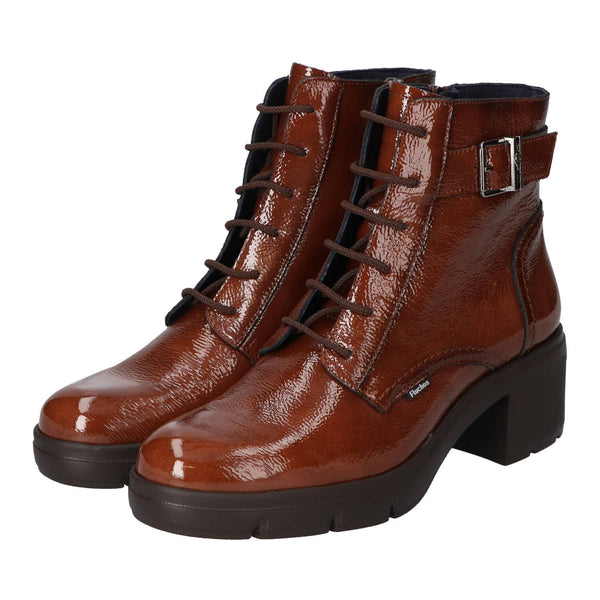 Booties, Cognac