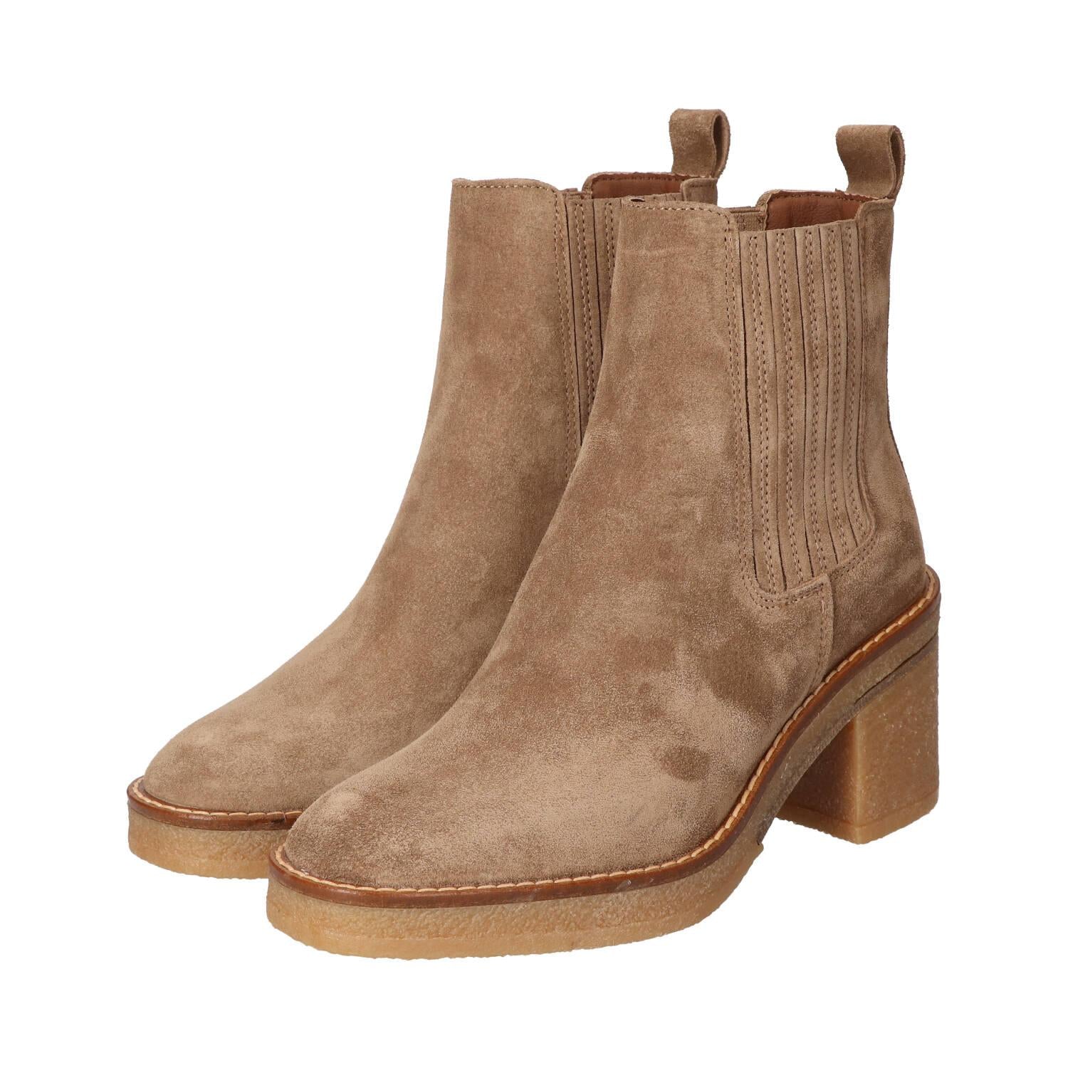 Bottines, Taupe