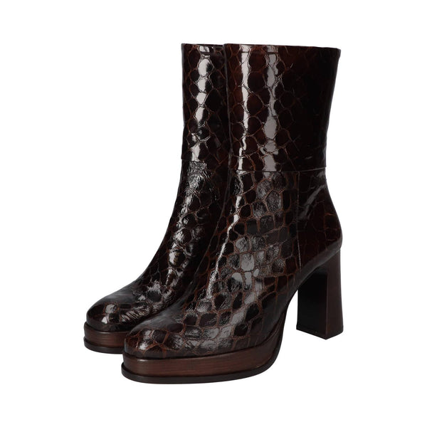 Booties, Donkerbruin