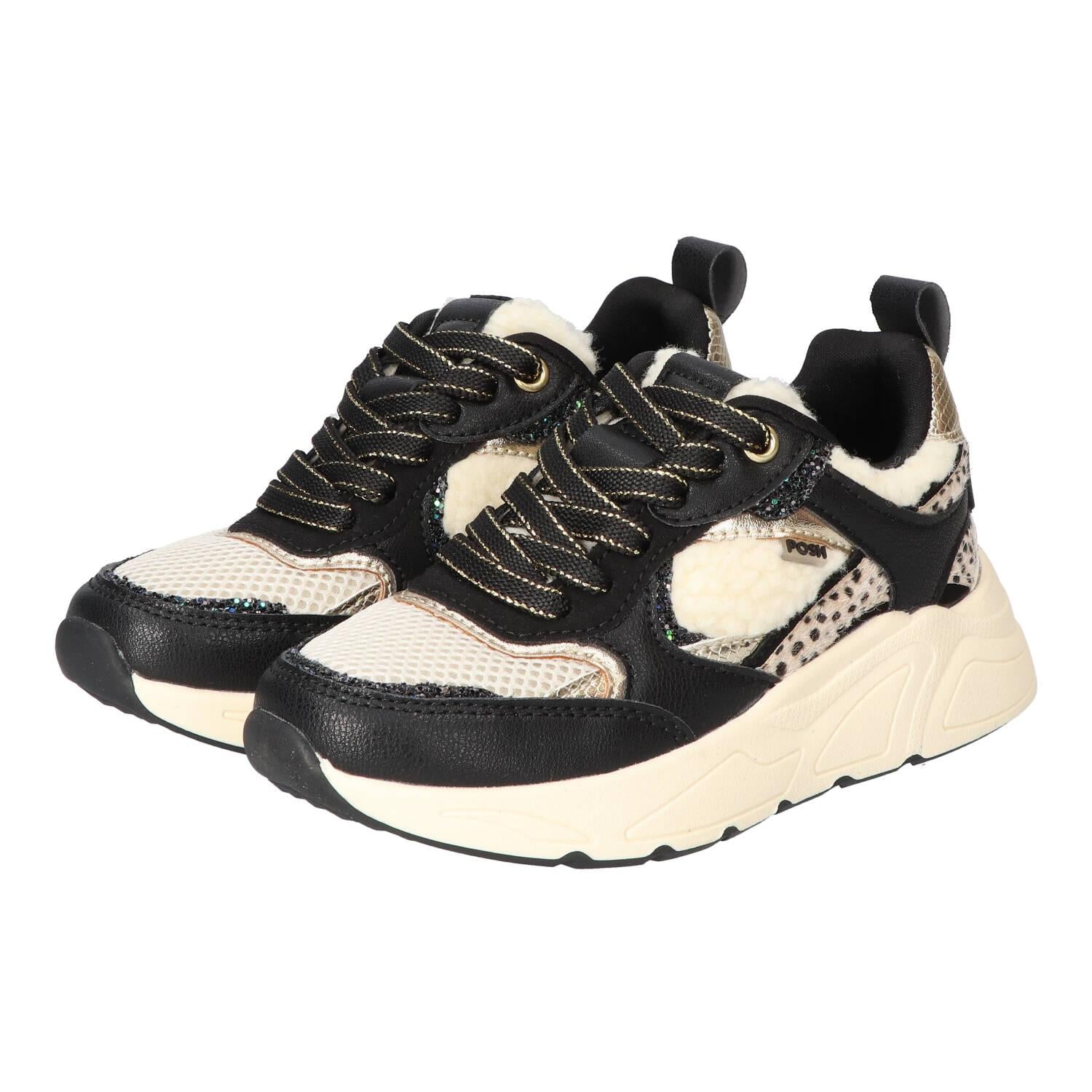 Sneakers Veter, Zwart