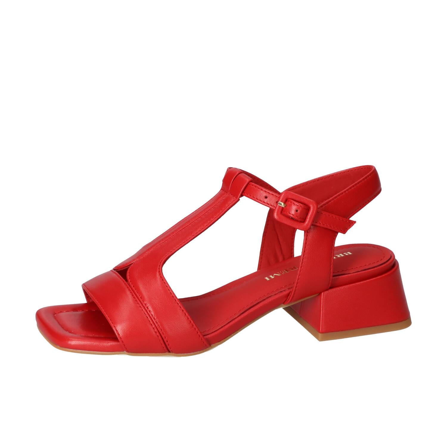 Sandales, rouge