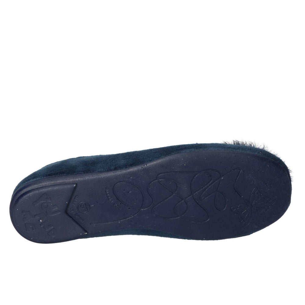 Pantoffels, Blauw
