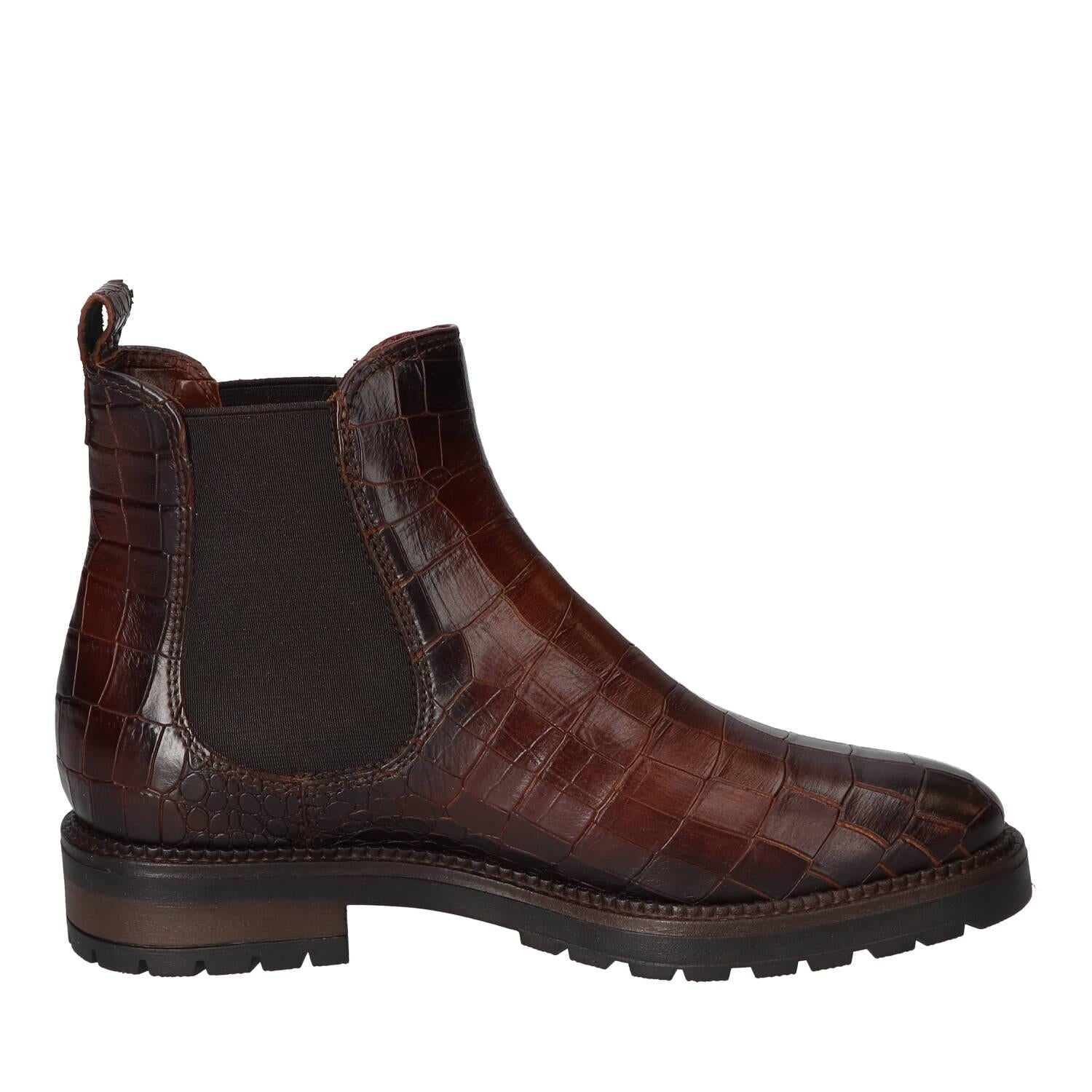 Bottines, marron foncé