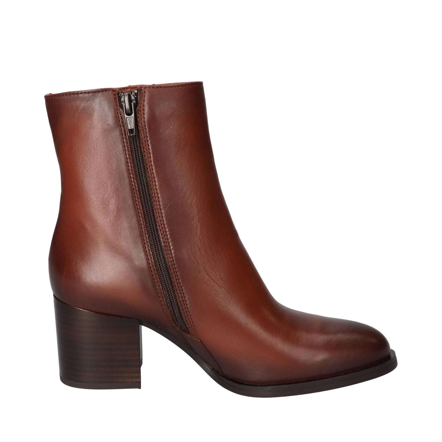 Bottines, marron foncé