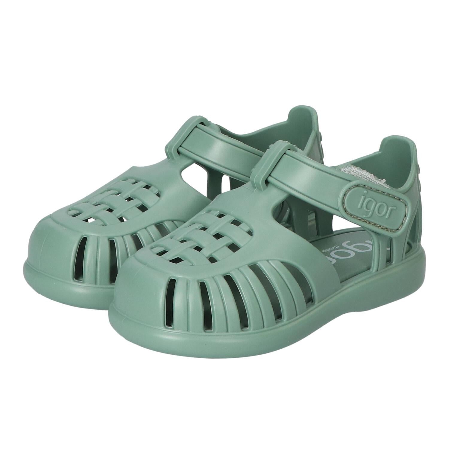 Sandales, vert
