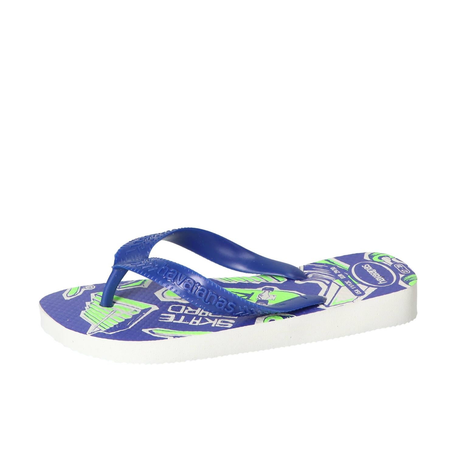 Slippers, Blauw