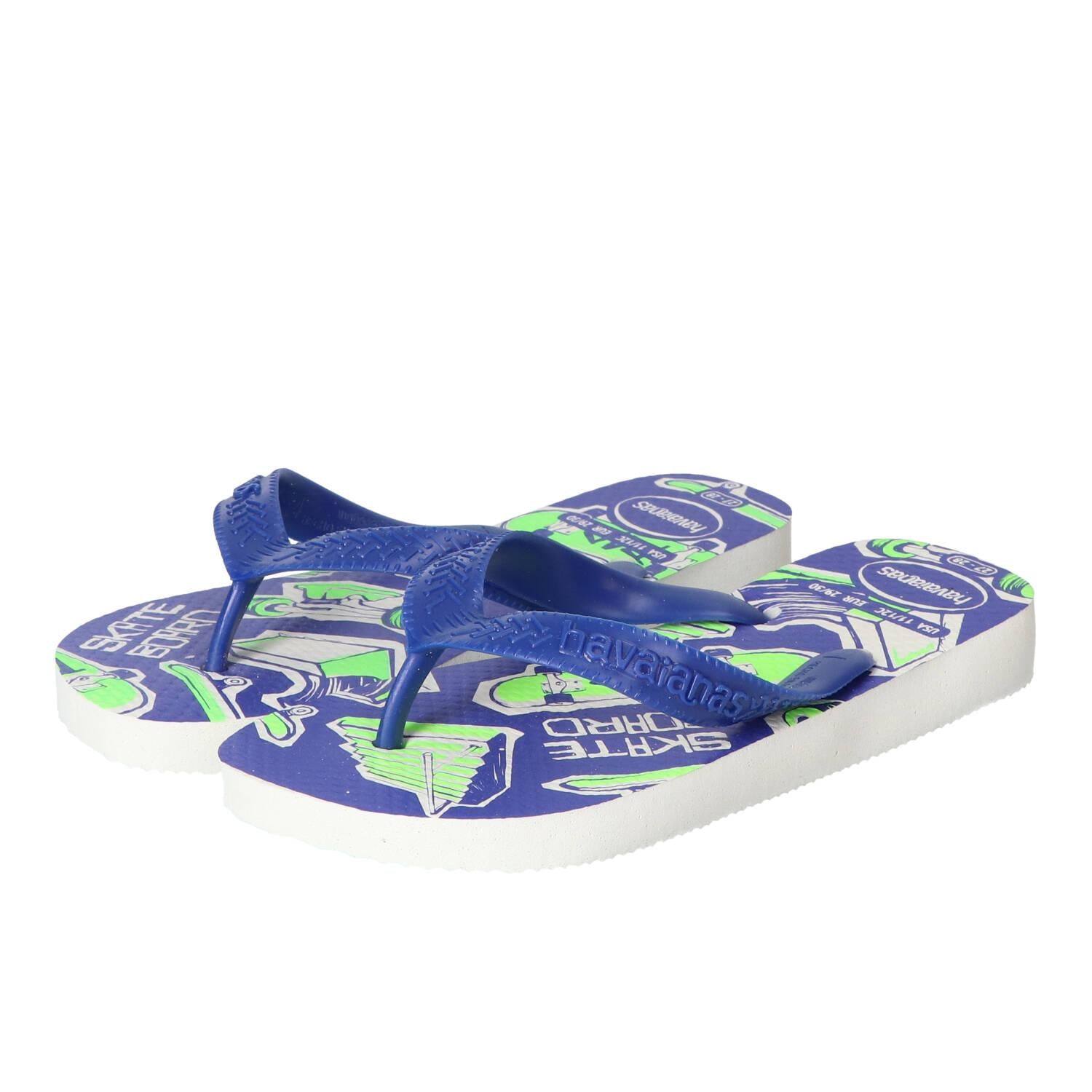 Slippers, Blauw