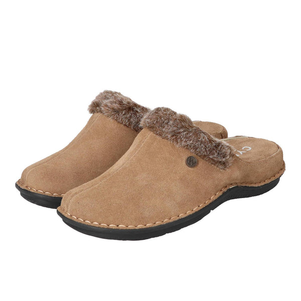 Pantoffels, Donkerbruin