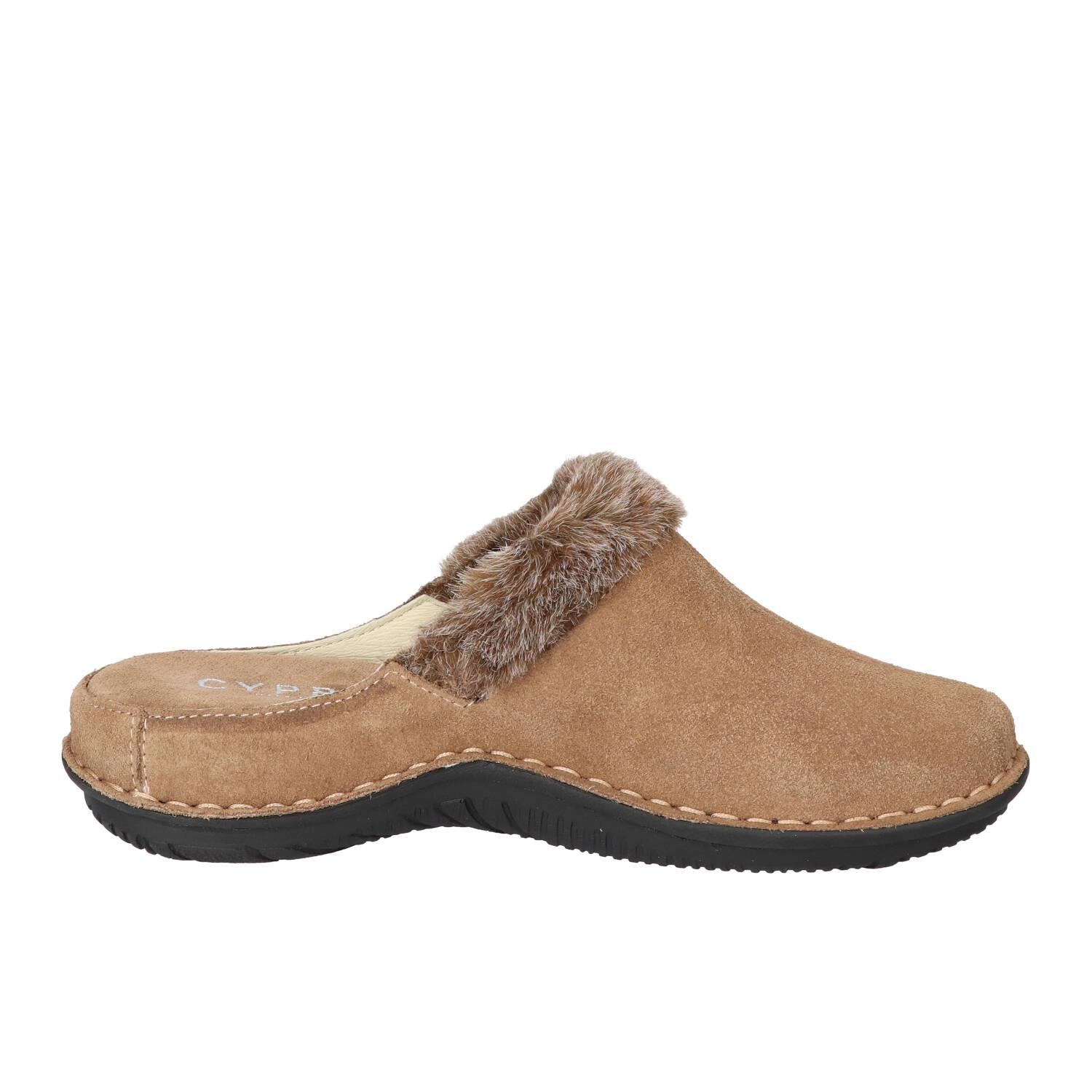 Pantoffels, Donkerbruin